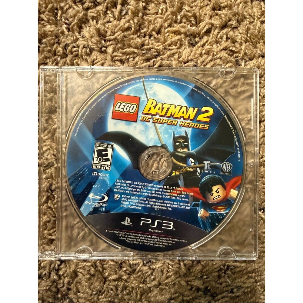 Lego Batman 2: DC Super Heroes (Sony Playstation 3, 2012) PS3 - Disc Only